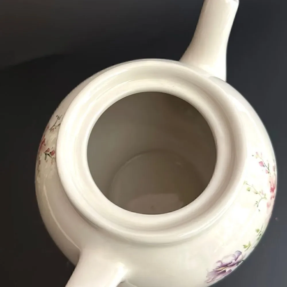 NEW Lily Creek Martha Vaughn Collection A Cup of Memories Teapot Floral